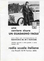 Radio Scuola Italiana. Advertising 1959