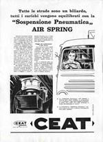 Ceat Sospensione Pneumatica Air Spring. Advertising 1957