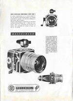 Hasselblad / Metallurgiche Colombo, tutti rimorchi speciali. Advertising 1959, fronte retro