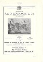 The Grosbenor Galleries, New Bond st. London. Advertising 1924