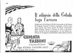 Cedrata Tassoni. Il refrigerio della cedrata fuga l'arsura. Advertising 1937