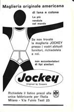 Jockey maglieria originale americana. Advertising 1960