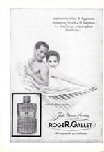 Roger & Gallet acqua di colonia classica. Advertising 1960