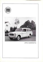 Lancia Appia Giardinetta. Advertising 1960