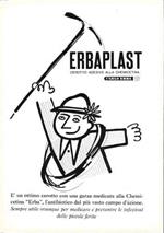 Erbaplast cerotto adesivo alla chemicetina. Advertising 1960