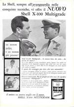 Nuovo Shell X-100 multigrade. Advertising 1960