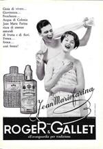 Rogert & Gallet all'avanguardia per tradizione. Advertising 1960