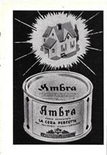 Ambra la cera perfetta. Advertising 1960