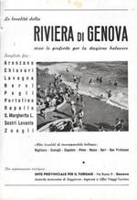 Riviera di Genova / Alto Adige. Advertising 1942 fronte retro
