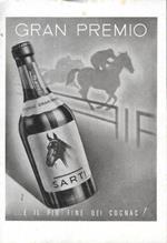 Gran Premio Sarti è il più fine dei cognac / Enit coste della penisola. Advertising 1942 fronte retro