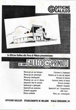 Lenti Galileo Primato / Italstrade. Advertising 1941