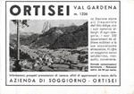 Azienda di Soggiorno Ortisei. Advertising 1941