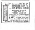 G. Luft. Stazione meteorologica da finestra. Advertising 1941