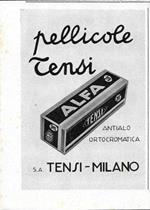 Pellicole Alfa Tensi. Advertising 1941