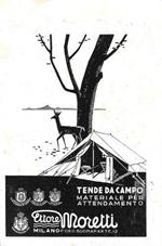 Ettore Moretti. Tende da campo, materiale per attendamento. Advertising 1941