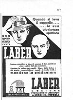 Lozione Laber. A. Niggi, Imperia. Advertising 1941