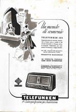 Telefunken. Un mondo di armonie. Advertising 1942