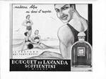 Bouquet di Lavanda Soffientini/Cicli Bianchi. Advertising 1942 fronte retro