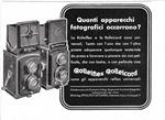 Rolleiflex Rolleicord sono gli apparecchi reflex universali. Advertising 1942