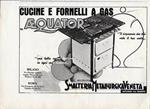 Aequator. Cucine e fornelli a gas. Smalteria e Metallurgica Veneta. Advertising 1942