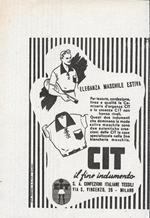 CIT il fine indumento. Advertising 1942