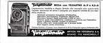 Voigtlander Bessa con telemetro 6x9 e 4,5x6. Advertising 1942