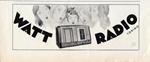 Watt Radio Torino. Advertising 1942