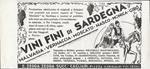 Vini fini di Sardegna. S. Zedda. Advertising 1942