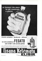 Tisana Kelemata Elisir. Advertising 1963