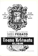 Tisana Kelemata Elisir. Il frate della salute. Advertising 1963