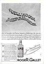 Quell'acqua meravigliosa. Roger&Gallet. Advertising 1963