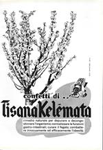 Confetti di... Tisana Kelemata. Advertising 1963