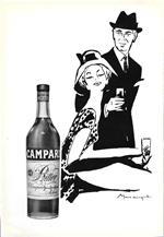 Bitter Campari. Advertising 1963