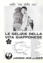 Japan Air Lines sulla via della seta. Advertising 1963