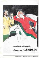 Cordiale intimità. Cordial Campari. Advertising 1963