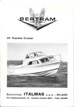 Bertram 25' Express Cruiser. Advertising 1963