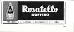 Rosatello Ruffino. Advertising 1963