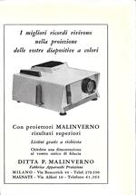 Proiettori Malinverno. Advertising 1963