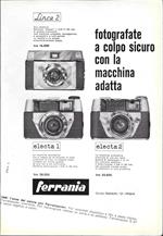 Ferrania Lince2. Fotografate a colpo sicuro. Advertising 1961