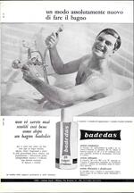 Badedas un modo assolutamente nuovo di fare il bagno. Advertising 1961