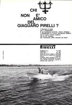 Pirelli Giaguaro. Advertising 1961