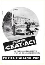 CEAT ACI Trofeo pilota italiano 1961. Advertising 1961