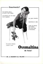 Esaurimento? Ovomaltina da forza. Advertising 1961