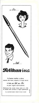 Pelikanina. Advertising 1961