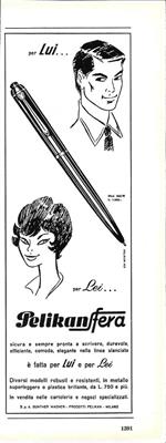 Pelikansfera. Advertising 1961