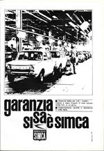 Garanzia si sa è Simca. Advertising 1964
