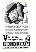 Phos Kelemata. La salute in compresse. Advertising 1964
