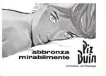 Piz Buin abbronza mirabilmente. Advertising 1964