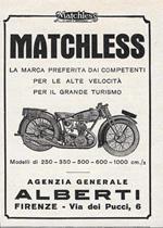 Moto Matchless. Advertising 1929