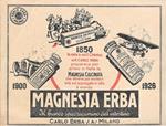 Magnesia Erba. Il bianco spazzacamino dell'intestino. Advertising 1929